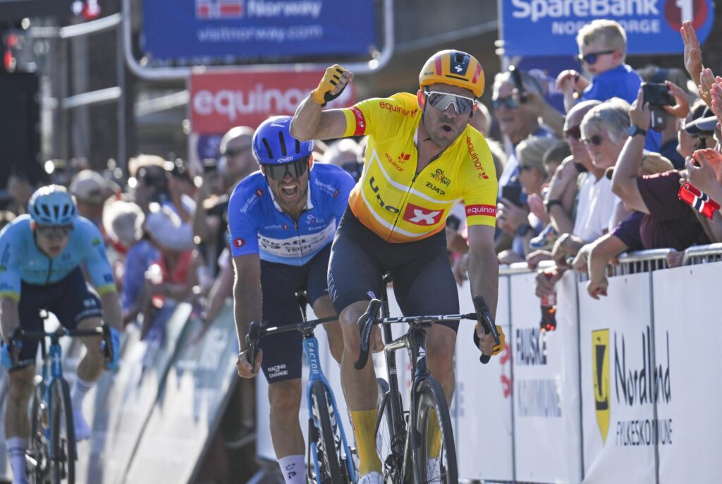 Alexander Kristoff double la mise sur la 2e &eacute;tape de l&rsquo;Arctic Race of Norway 2024