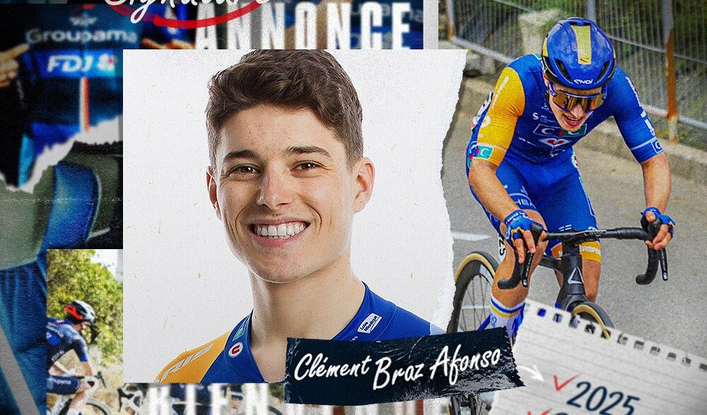 Cl&eacute;ment Braz Afonso int&egrave;gre la Groupama-FDJ