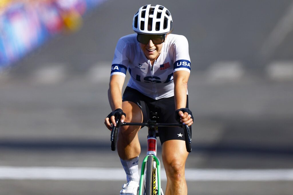 Kristen Faulkner sacr&eacute;e championne olympique