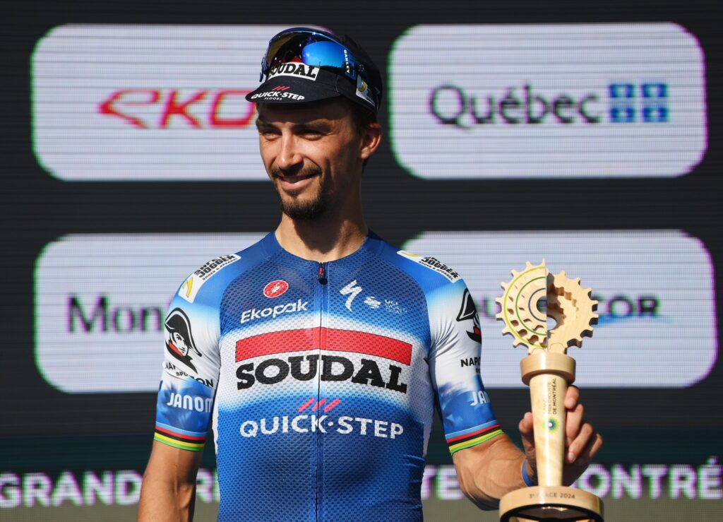 Julian Alaphilippe : &laquo;&nbsp;Toujours difficile face &agrave; Pogacar&nbsp;&raquo;