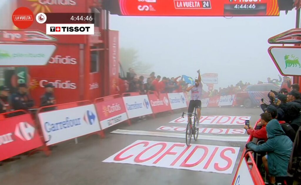 Marc Soler tient sa victoire sur la 16e &eacute;tape de La Vuelta 2024, O&rsquo;Connor d&rsquo;un rien