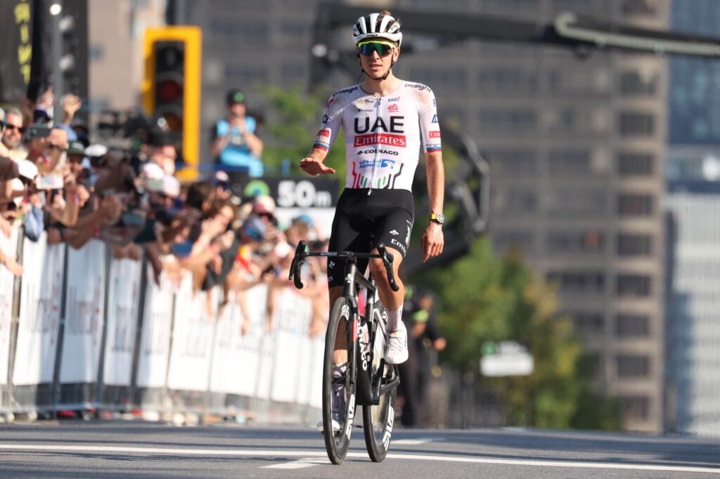 Tadej Pogacar en solitaire le Grand Prix de Montr&eacute;al 2024, Alaphilippe 3e