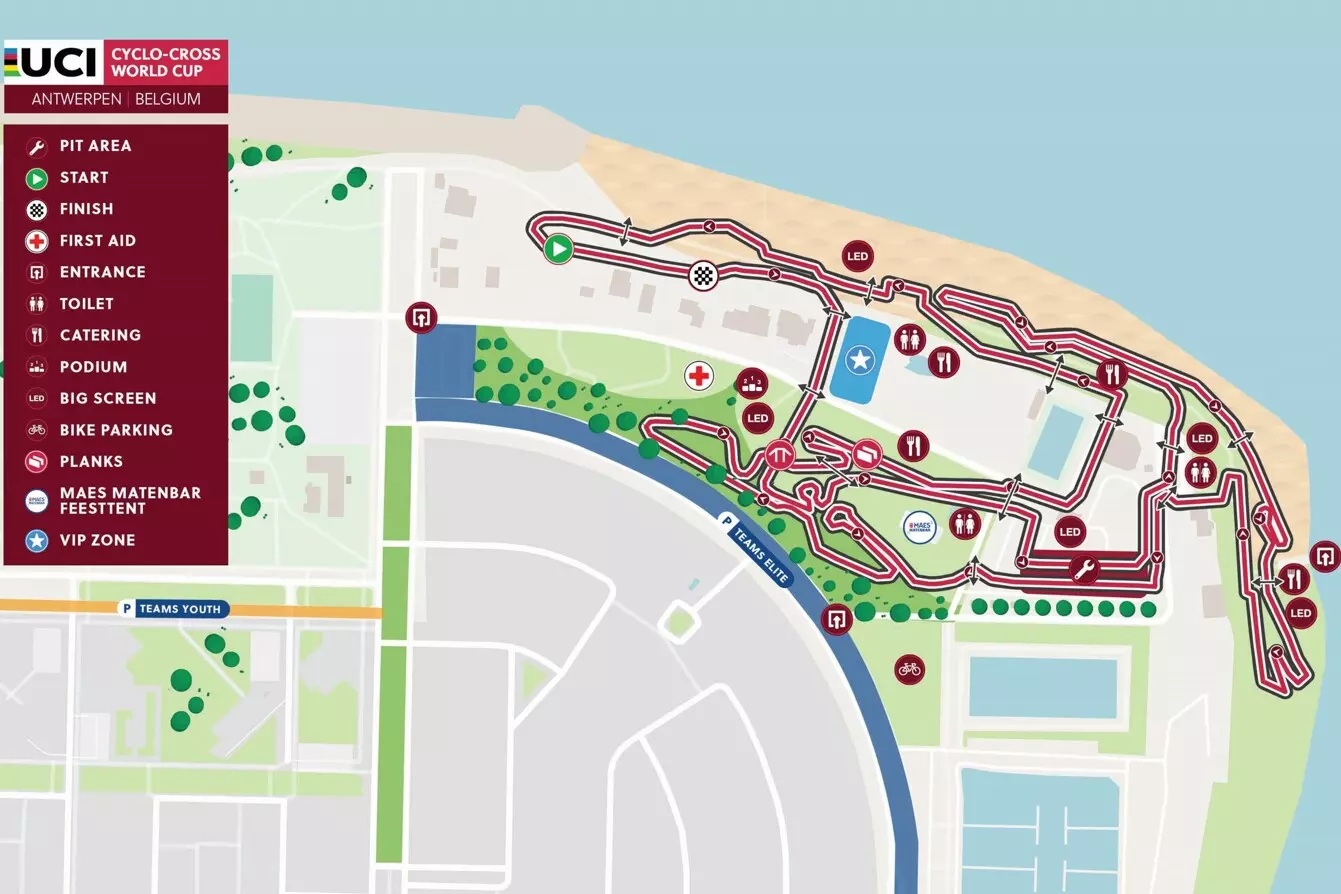 Coupe du Monde 2024-2025 de cyclo-cross : le parcours d'Anvers