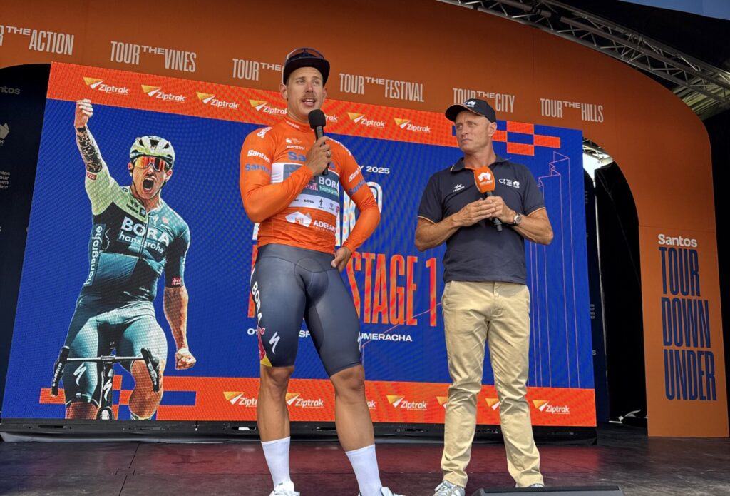 Le classement g&eacute;n&eacute;ral du Tour Down Under 2025 apr&egrave;s la 1e &eacute;tape