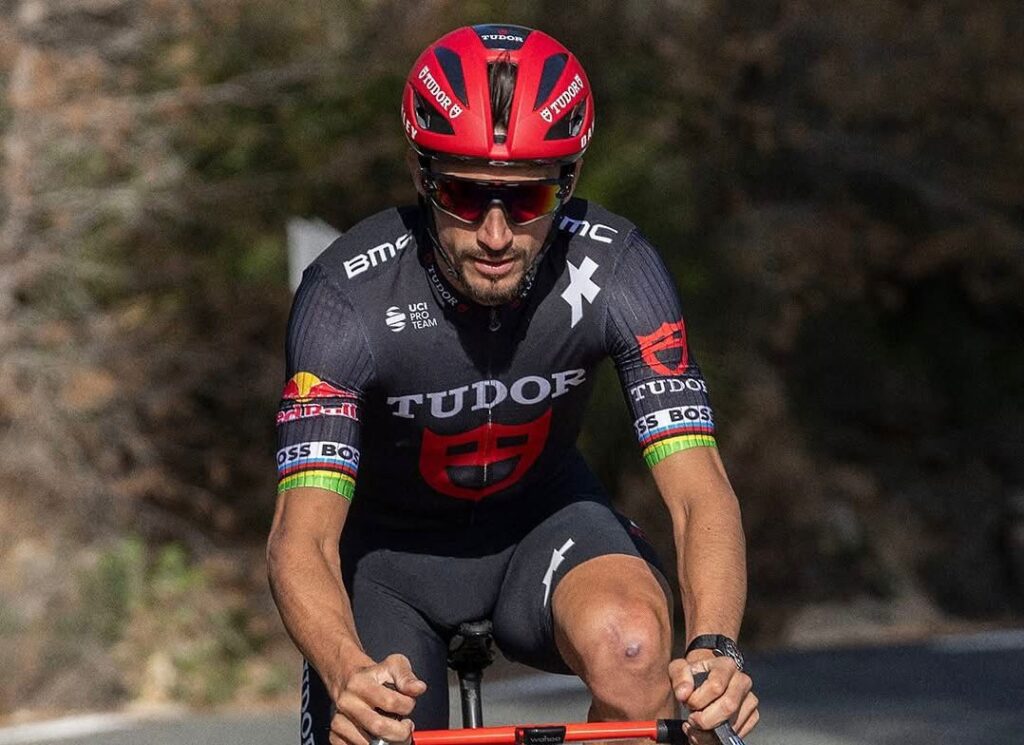 Julian Alaphilippe en reprise sur la Figueira Champions Classic 2025 au Portugal
