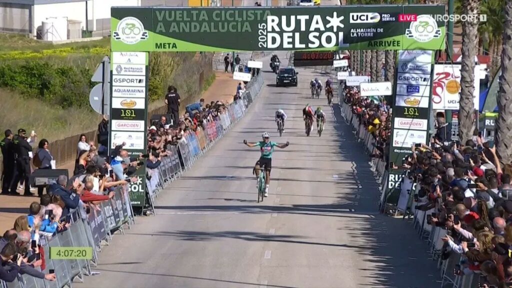 Diego Uriarte met au fond sur la 4e &eacute;tape du Tour d&rsquo;Andalousie 2025