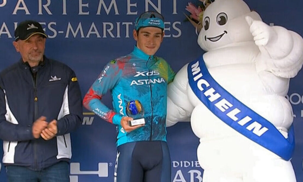 Le classement g&eacute;n&eacute;ral du Tour des Alpes-Maritimes 2025 apr&egrave;s la 1e &eacute;tape