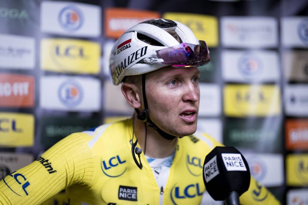 Tim Merlier : &laquo;&nbsp;La premi&egrave;re fois de ma vie que je gagne avec le maillot de leader&nbsp;&raquo;