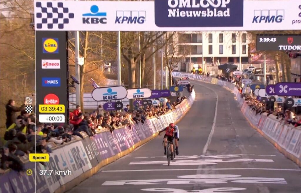 Lotte Claes, la grande surprise de l&rsquo;Omloop Het Nieuwsblad Femmes 2025