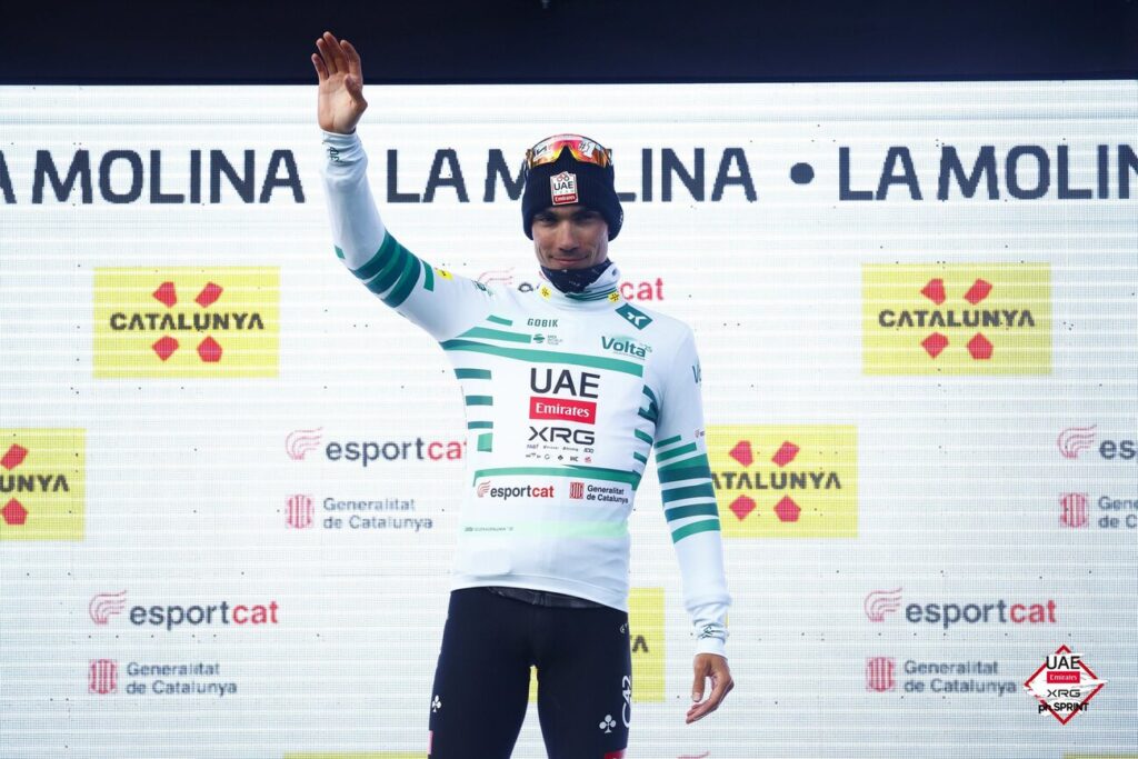 Le classement g&eacute;n&eacute;ral du Tour de Catalogne 2025 apr&egrave;s la 5e &eacute;tape