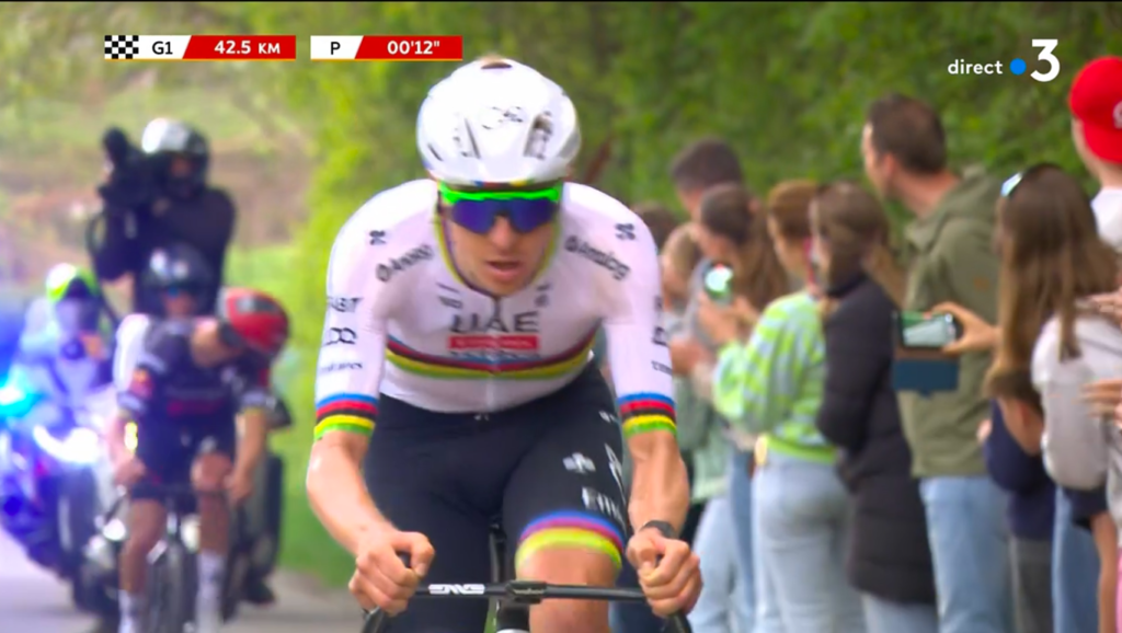 DIRECT : Julian Alaphilippe attaque&hellip; Puis Tadej Pogacar s&rsquo;envole sur l&rsquo;Amstel Gold Race 2025