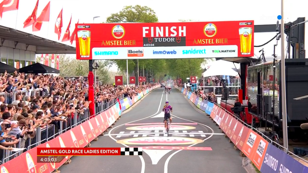 Mischa Bredewold &agrave; domicile sur l&rsquo;Amstel Gold Race Femmes 2025