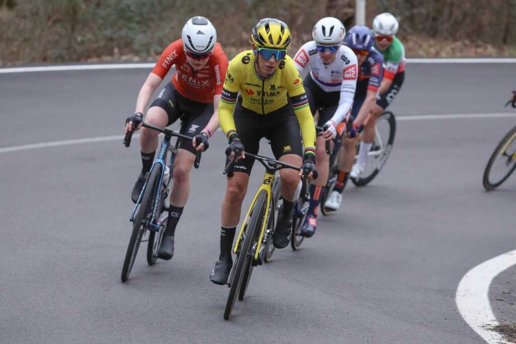 Pauline Ferrand-Pr&eacute;vot au d&eacute;part de Paris-Roubaix Femmes 2025