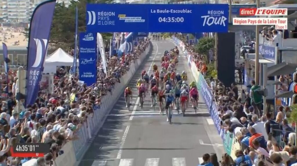 Le classement complet de la 1&egrave;re &eacute;tape du R&eacute;gion Pays de la Loire Tour 2025