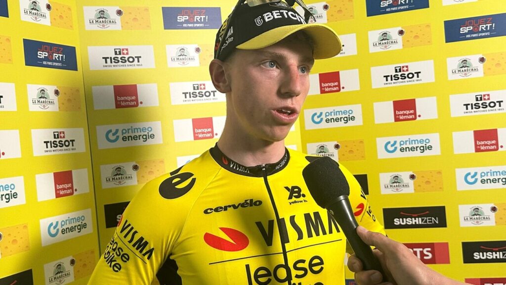 Le classement g&eacute;n&eacute;ral du Tour de Romandie 2025 apr&egrave;s la 1e &eacute;tape