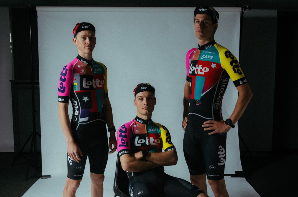 Lotto avec un nouveau maillot sur le Tour des Flandres 2025