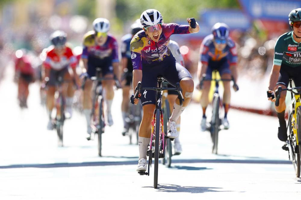 Femke Gerritse impose sa pointe de vitesse sur la 3e &eacute;tape de La Vuelta Femenina 2025
