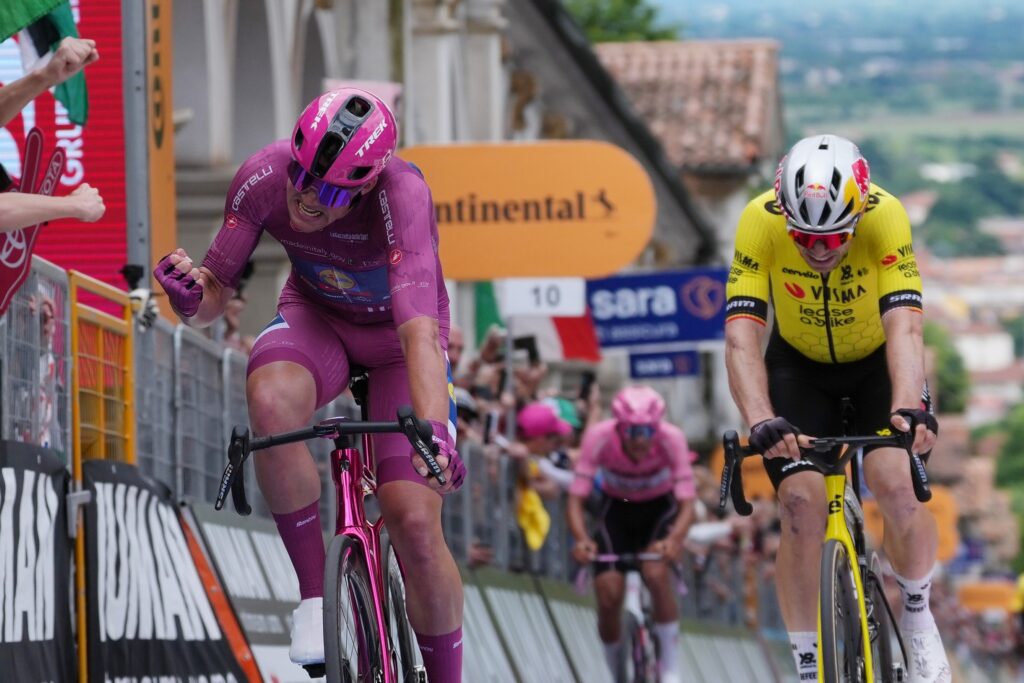 Mads Pedersen en costaud sur la 13e &eacute;tape du Giro 2025