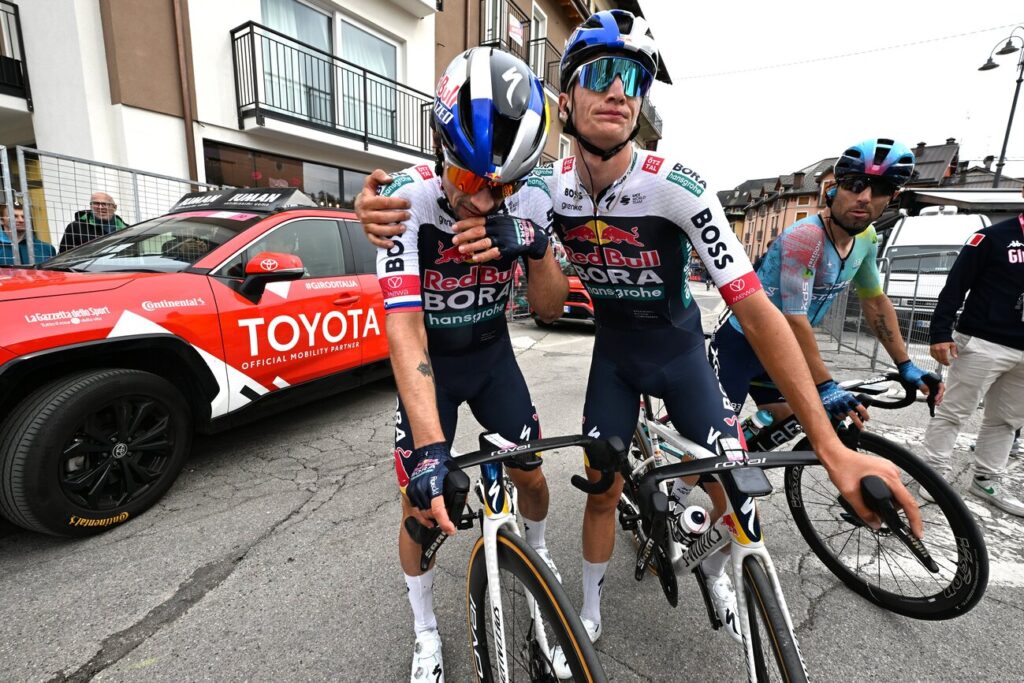 Primoz Roglic sera-t-il au d&eacute;part de la 16e &eacute;tape du Giro 2025 ? L&rsquo;inqui&eacute;tude est de mise chez Red Bull-BORA-hansgrohe !
