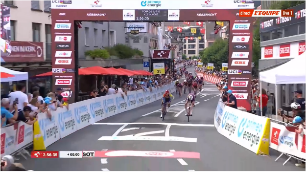 Elisa Balsamo r&egrave;gle le sprint sur la 3e &eacute;tape du Tour de Suisse Femmes 2025
