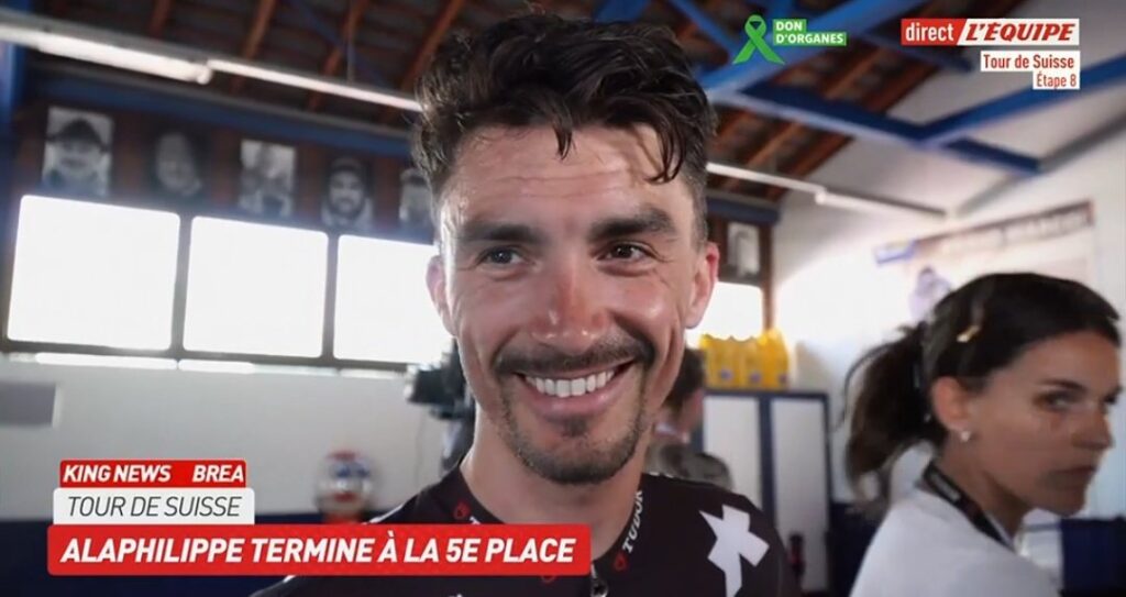 Julian Alaphilippe : &laquo;&nbsp;Je suis satisfait de la semaine&nbsp;&raquo;