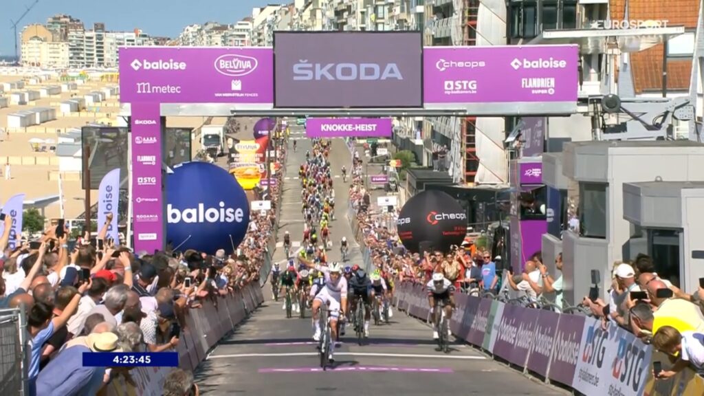 Tim Merlier sans concurrence sur la 1e &eacute;tape du Tour de Belgique 2025