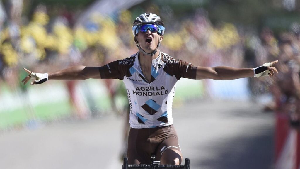 Alexis Vuillermoz cr&eacute;e la surprise et s&rsquo;impose &agrave; M&ucirc;r-de-Bretagne sur le Tour de France 2015