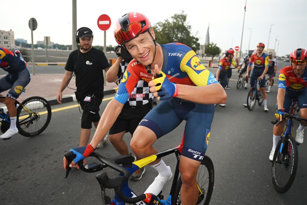 Lidl-Trek autour de Jonathan Milan &agrave; l&rsquo;occasion du Crit&eacute;rium du Dauphin&eacute; 2025