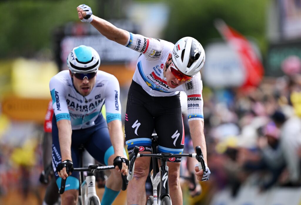 Tim Merlier &agrave; la photofinish sur la 3e &eacute;tape du Tour de France 2025