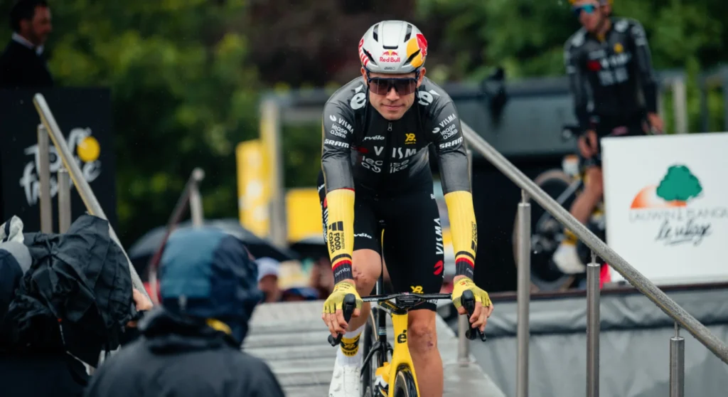 Wout van Aert r&eacute;pond &agrave; la femme de Jonas Vingegaard : &laquo;&nbsp;Je regrette ce qu&rsquo;elle a dit&nbsp;&raquo;