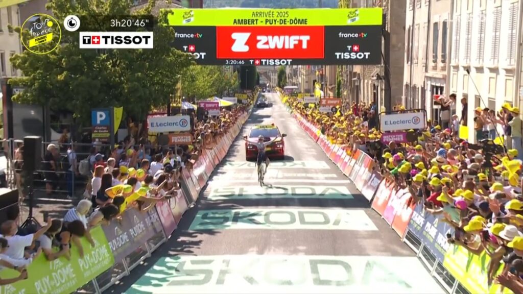 Maeva Squiban en solitaire sur la 6e &eacute;tape du Tour de France Femmes 2025