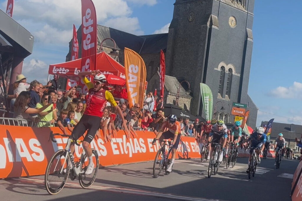 Cl&eacute;ment Izquierdo ouvre son compteur sur la 5e &eacute;tape du Tour de Wallonie 2025, Corbin Strong s&rsquo;adjuge le g&eacute;n&eacute;ral