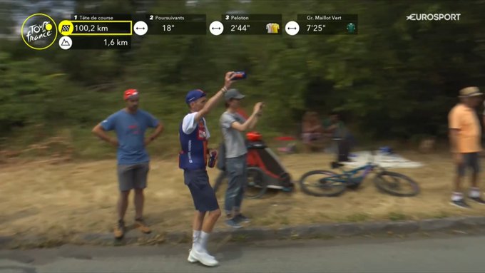 Romain Bardet, assistant de luxe pour la Picnic PostNL sur la 10e &eacute;tape du Tour de France 2025 (vid&eacute;o)