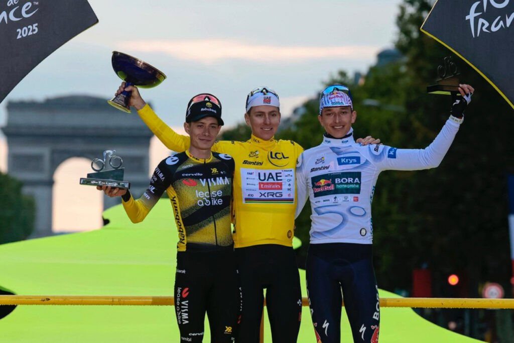 Tadej Pogacar &laquo;&nbsp;sans voix&nbsp;&raquo; apr&egrave;s sa 4e victoire sur le Tour de France