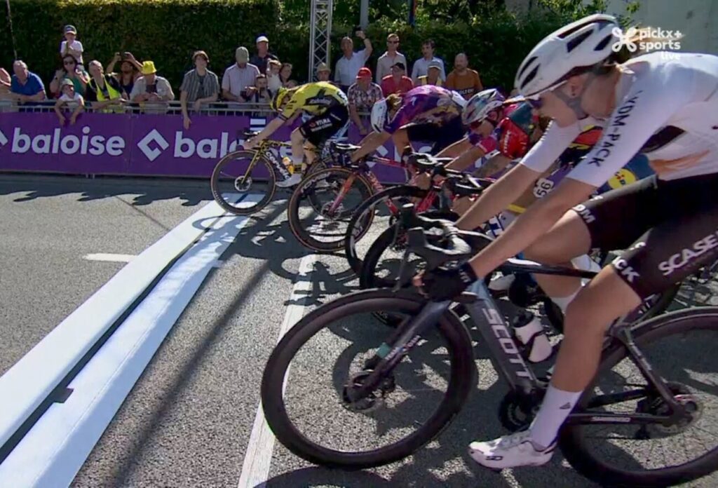 Nienke Veenhoven au sprint sur la 2e &eacute;tape du Tour de Belgique Femmes 2025
