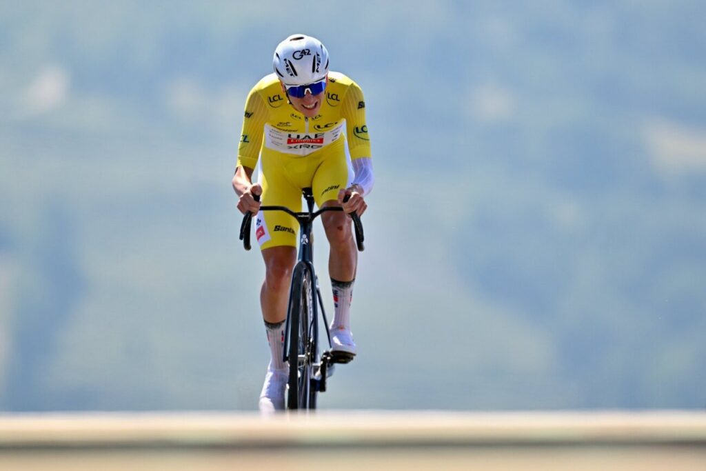 L&rsquo;insatiable Tadej Pogacar confirme sa supr&eacute;matie sur le chrono de la 13e &eacute;tape du Tour de France 2025