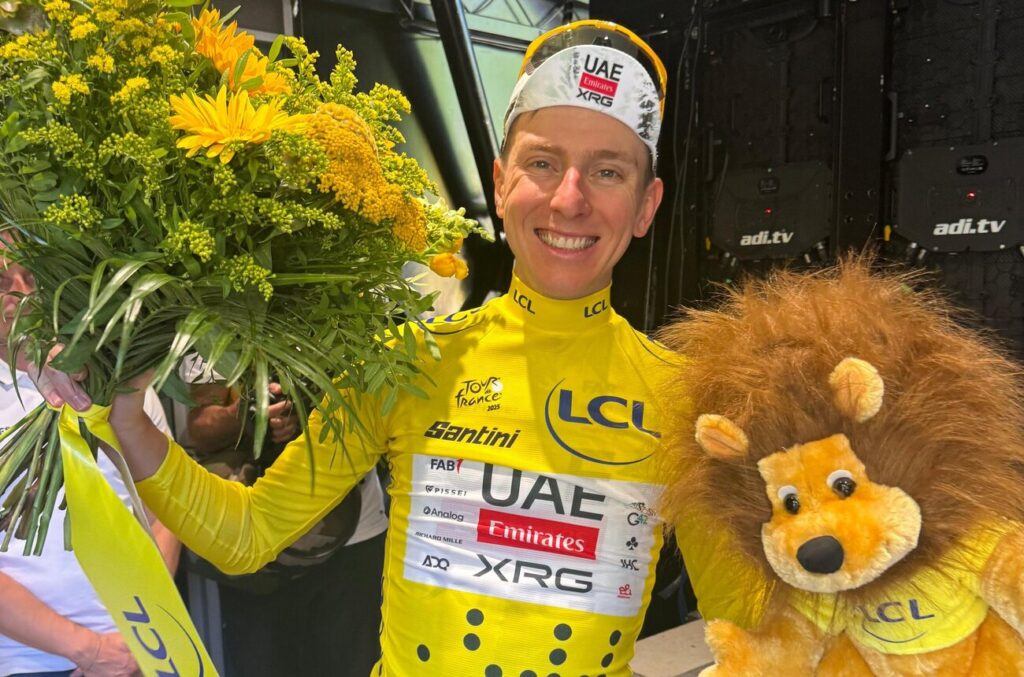 Le classement g&eacute;n&eacute;ral du Tour de France 2025 apr&egrave;s la 5e &eacute;tape
