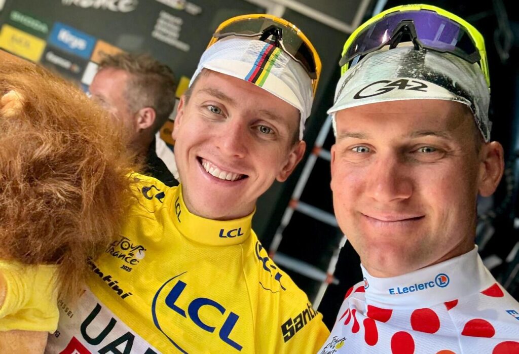 Le classement g&eacute;n&eacute;ral du Tour de France 2025 apr&egrave;s la 7e &eacute;tape