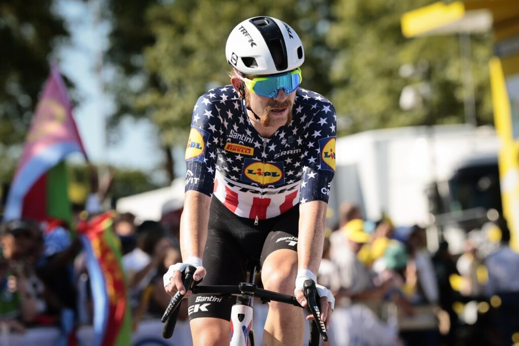 Quinn Simmons s&rsquo;en prend directement &agrave; Tim Wellens au terme de la 15e &eacute;tape du Tour de France 2025