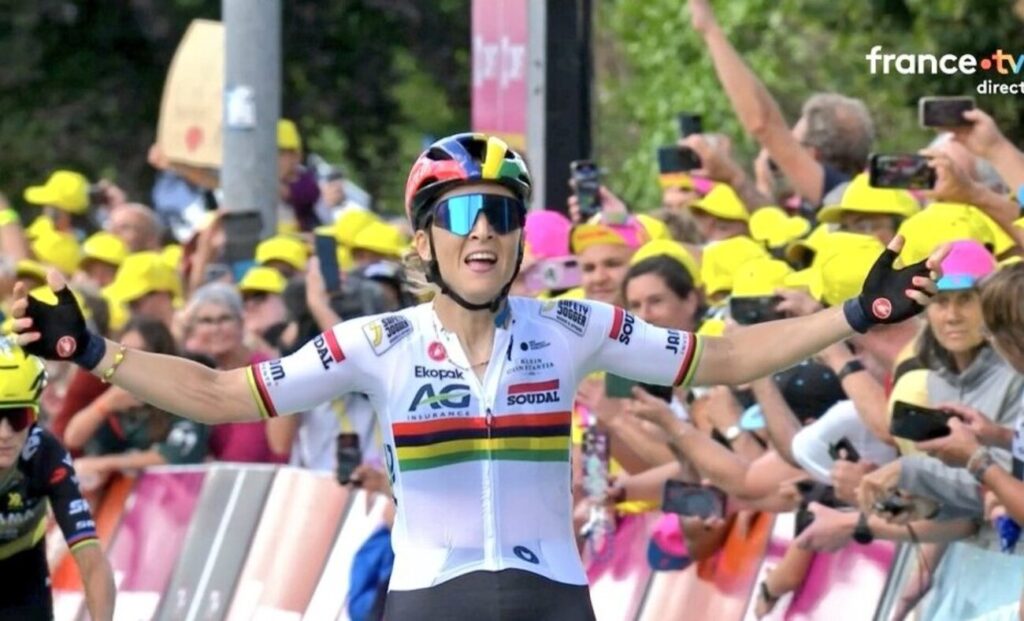 Le classement complet de la 5e &eacute;tape du Tour de France Femmes 2025