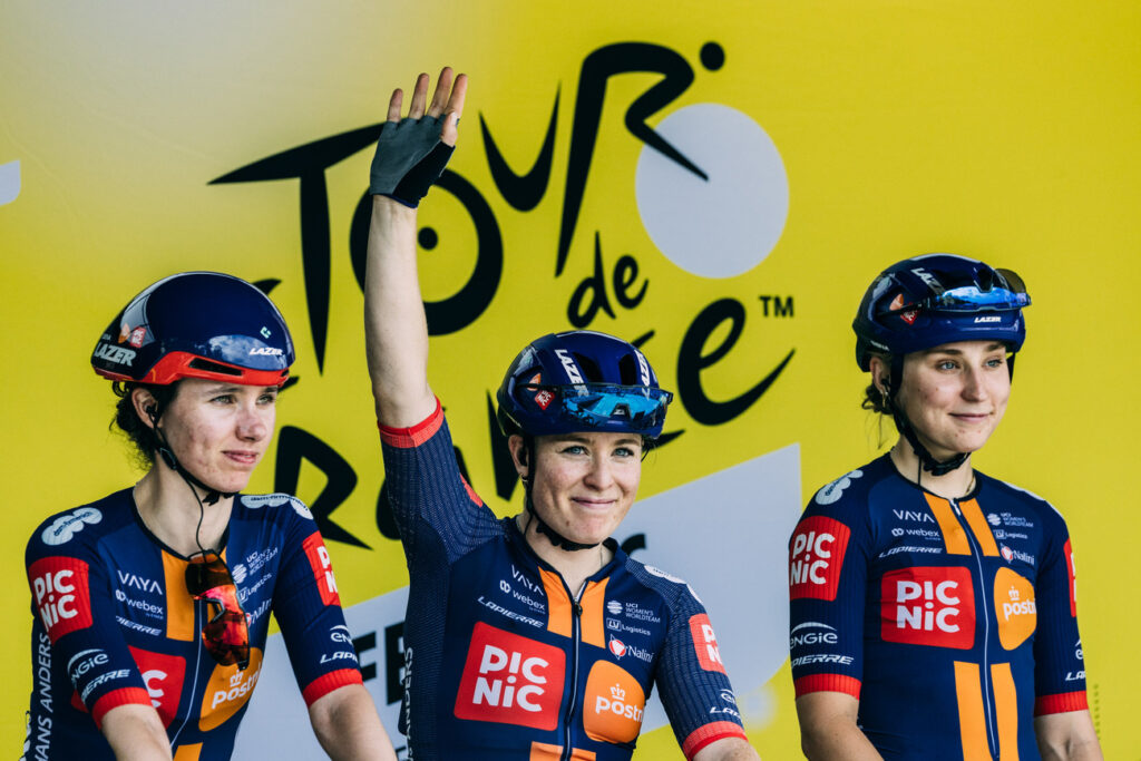 Charlotte Kool non-partante de la 2e &eacute;tape du Tour de France Femmes 2025