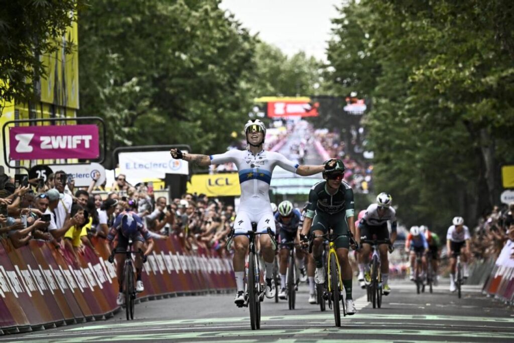 L&rsquo;incontournable Lorena Wiebes au sprint sur la 3e &eacute;tape du Tour de France Femmes 2025
