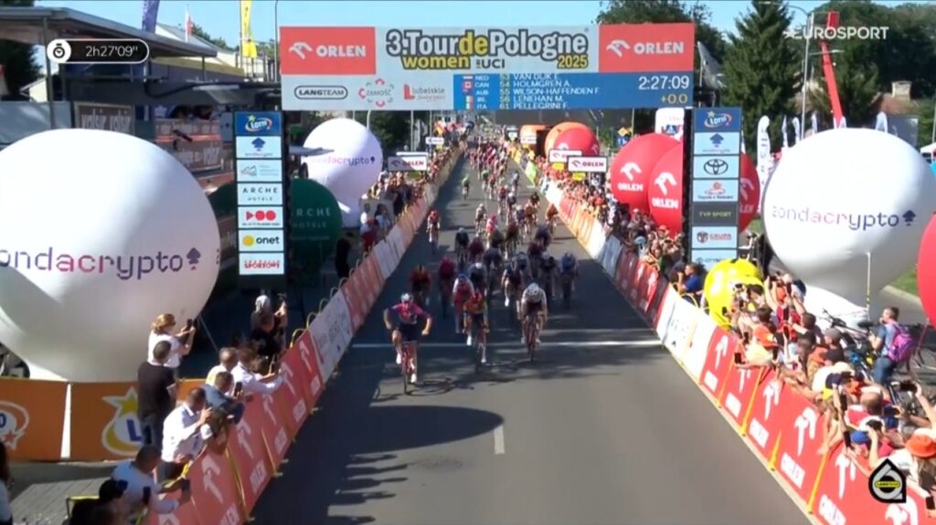 Chiara Consonni la plus rapide sur la 1e &eacute;tape du Tour de Pologne 2025