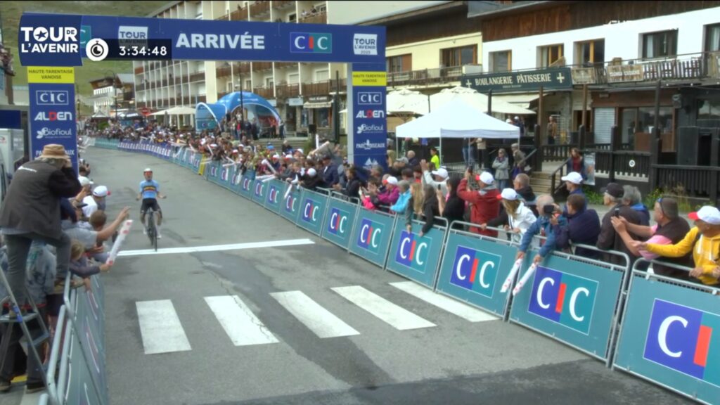 Jarno Widar s&rsquo;impose &agrave; Tignes 2100 sur la 5e &eacute;tape du Tour de l&rsquo;Avenir 2025