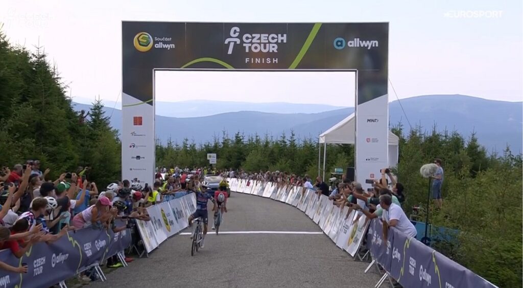 Junior Lecerf au sommet sur la 2e &eacute;tape du Tour de Tch&eacute;quie 2025