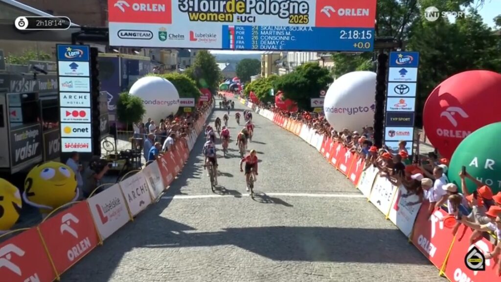 Linda Zanetti impose sa puissance sur la 2e &eacute;tape du Tour de Pologne 2025