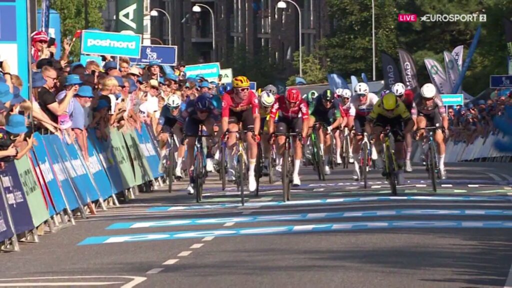 S&oslash;ren W&aelig;renskjold le plus v&eacute;loce sur la 2e &eacute;tape du Tour du Danemark 2025