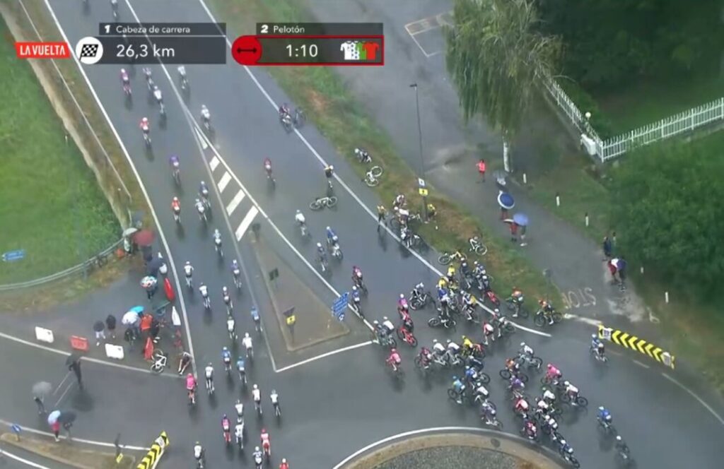 DIRECT : Le final de la 2e &eacute;tape de La Vuelta 2025 marqu&eacute; par les chutes, Vingegaard, Zingle et Pidcock au sol ! (Vid&eacute;o)