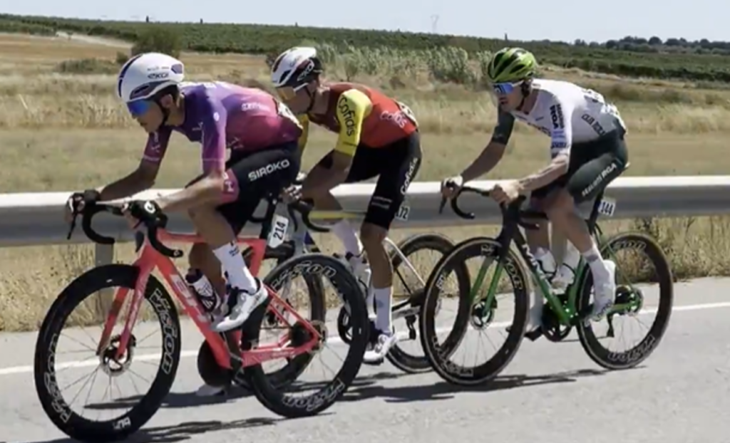 DIRECT : une triplette espagnole en t&ecirc;te de la 8e &eacute;tape de La Vuelta 2025