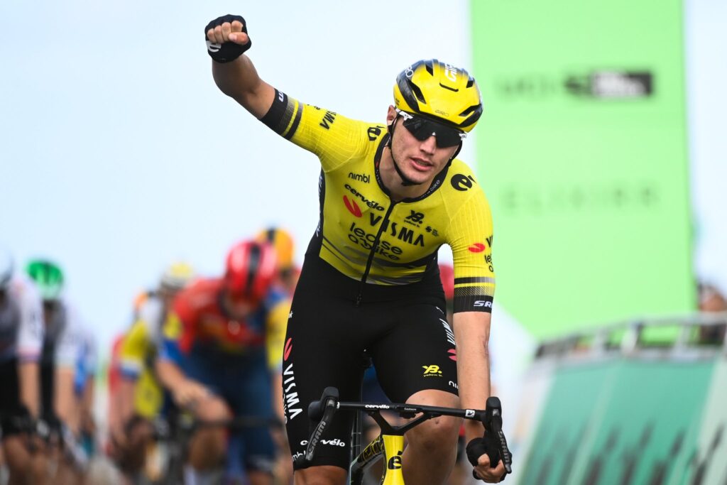 Olav Kooij s&rsquo;adjuge la 1e &eacute;tape du Tour de Grande-Bretagne 2025